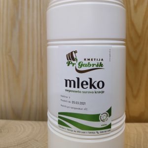 Mleko (surovo kravje) 1l