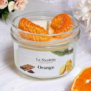 Naravna dišeča svečka Orange